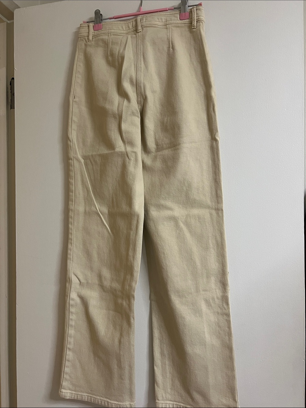 Wilfred Wide-Leg Utility Pants in Cream - Picture 3 of 3